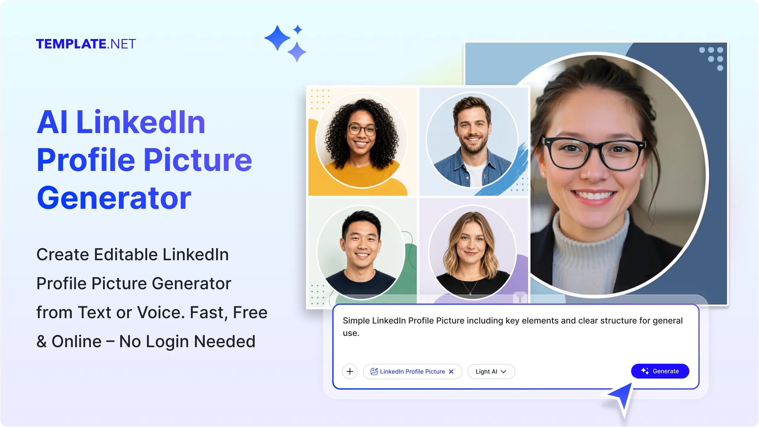 Free AI LinkedIn Profile Picture Generator, Free LinkedIn Profile Picture Maker [ No Signup ]